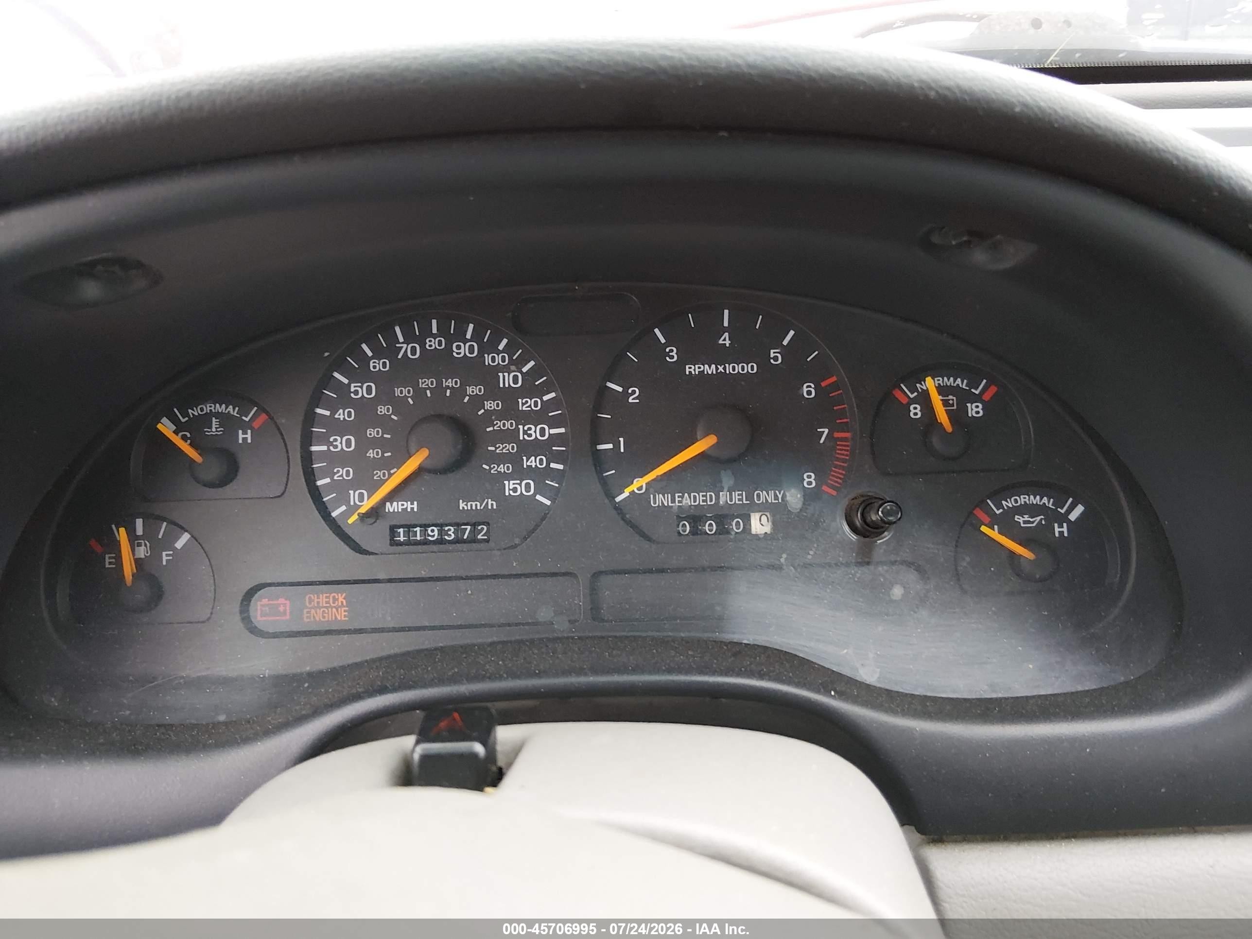 1996 Ford Mustang Gt Красный vin: 1FALP42X0TF168514