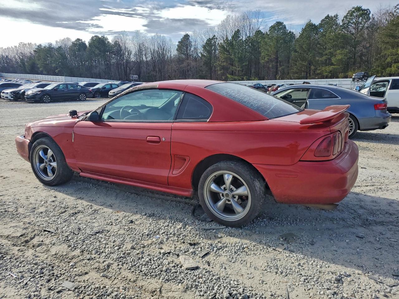 1996 Ford Mustang Gt Red vin: 1FALP42X1TF228669