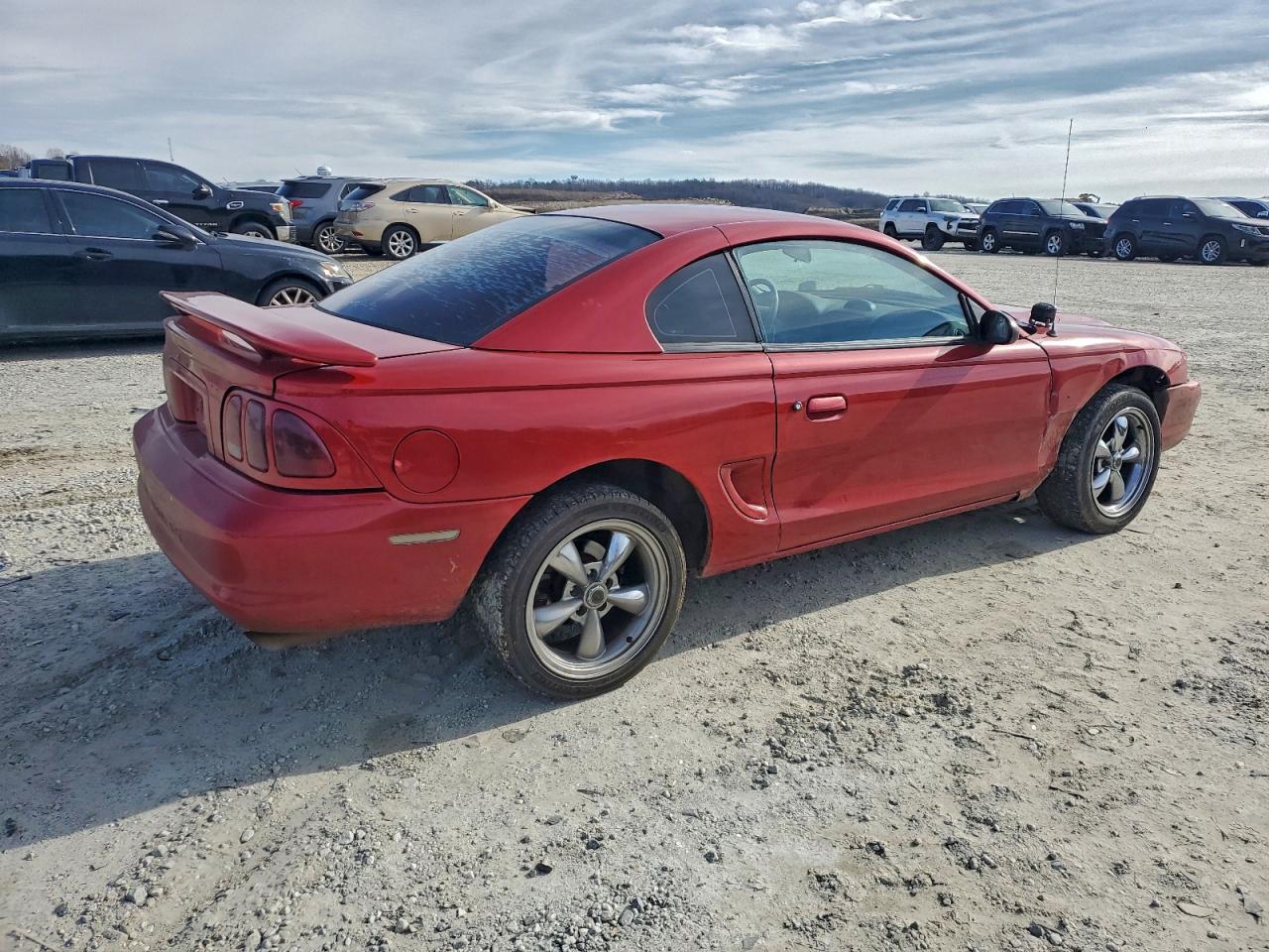 1996 Ford Mustang Gt Red vin: 1FALP42X1TF228669