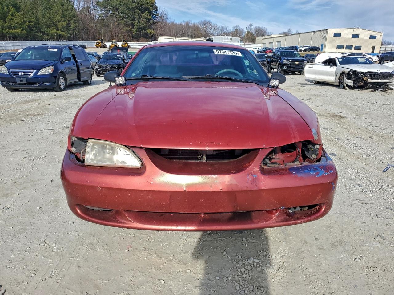 1996 Ford Mustang Gt Red vin: 1FALP42X1TF228669