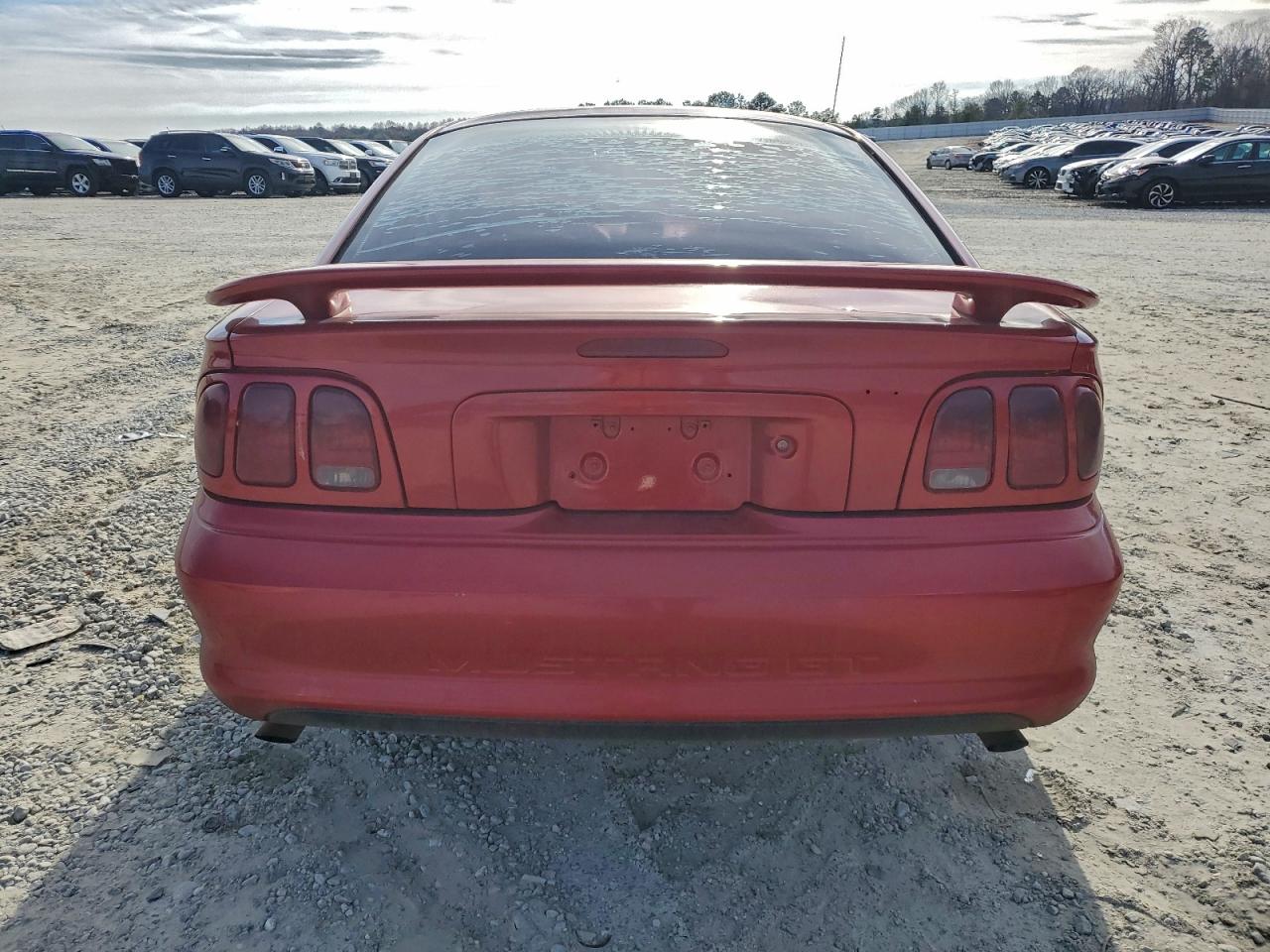 1996 Ford Mustang Gt Red vin: 1FALP42X1TF228669