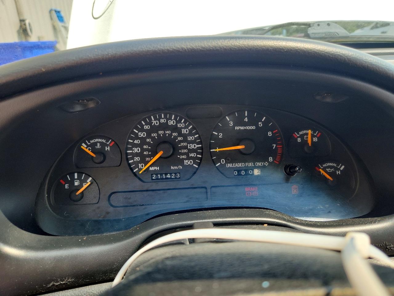 1996 Ford Mustang Gt Белый vin: 1FALP42X2TF228664