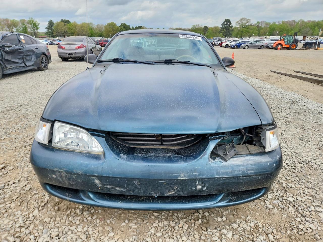1996 Ford Mustang Gt Green vin: 1FALP42X3TF135328