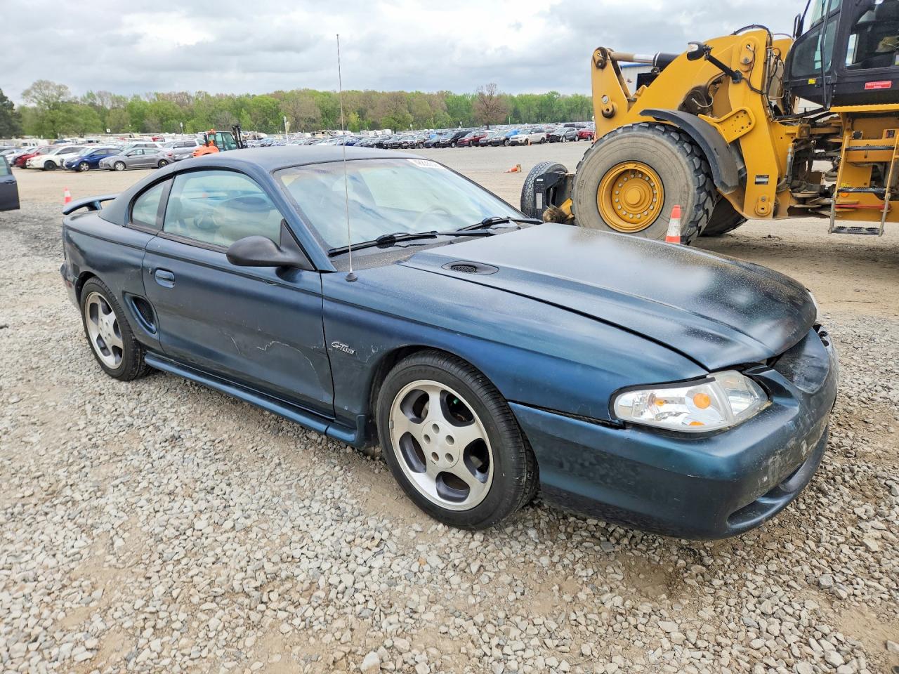 1996 Ford Mustang Gt Green vin: 1FALP42X3TF135328