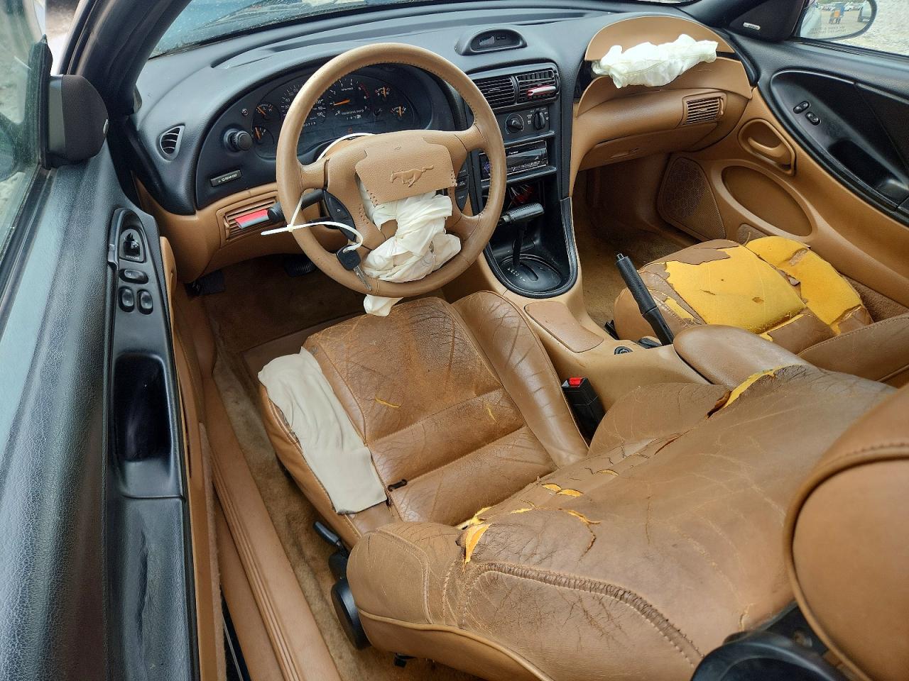 1996 Ford Mustang Gt Green vin: 1FALP42X3TF135328