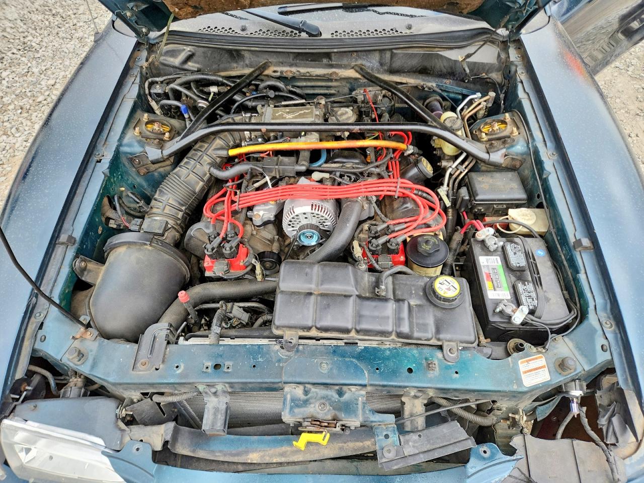 1996 Ford Mustang Gt Green vin: 1FALP42X3TF135328