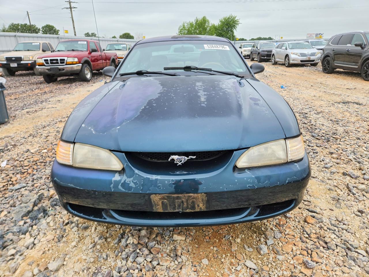 1996 Ford Mustang Gt Green vin: 1FALP42X6TF189870