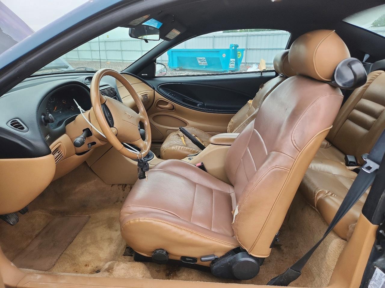1996 Ford Mustang Gt Green vin: 1FALP42X6TF189870