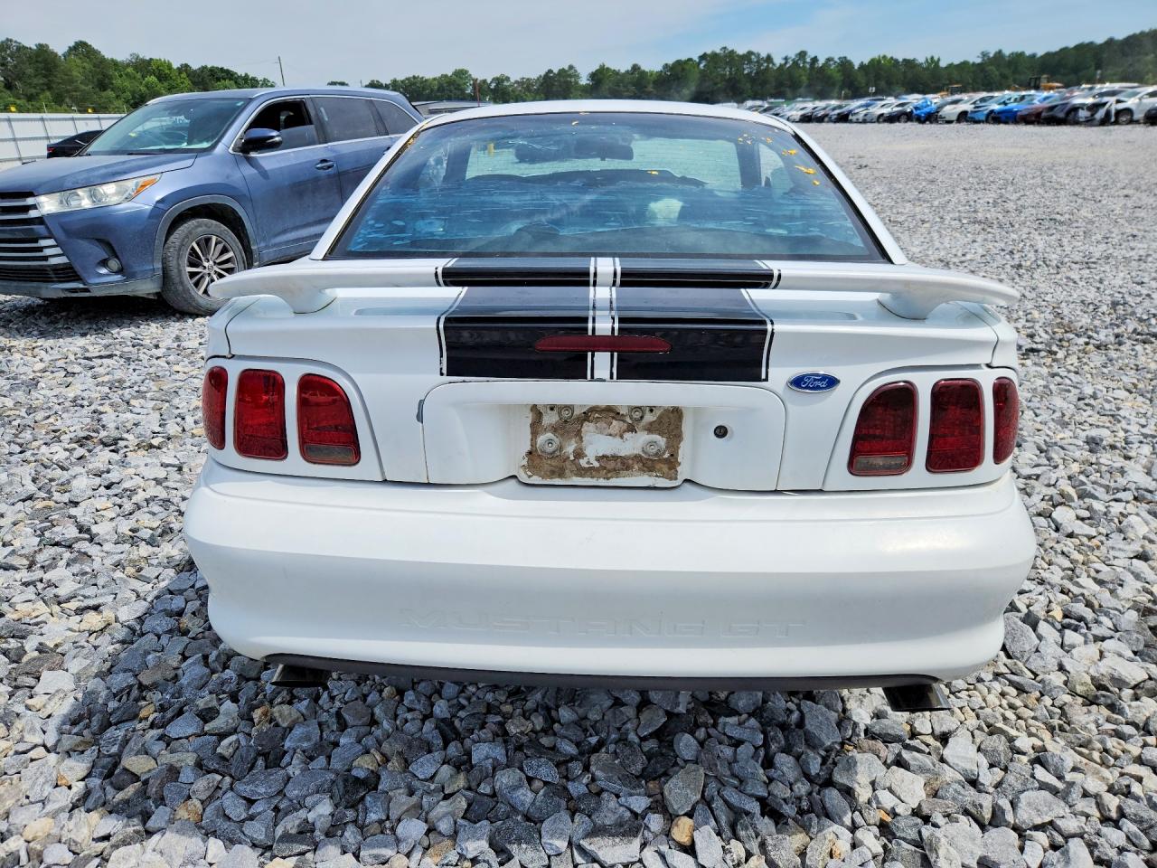 1996 Ford Mustang Gt White vin: 1FALP42X6TF194258