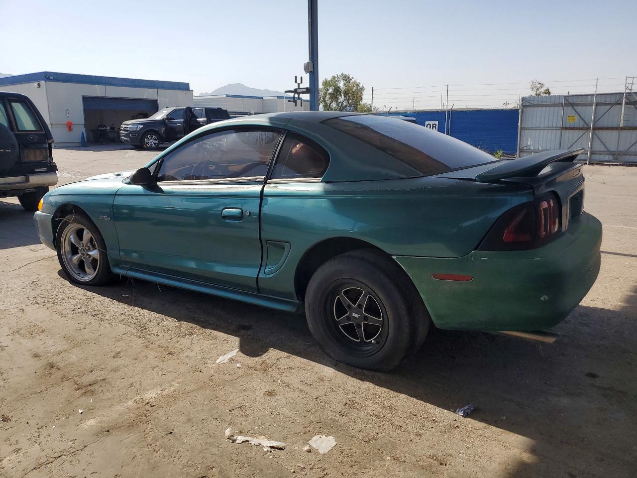 1997 Ford Mustang Gt Green vin: 1FALP42X7VF116185