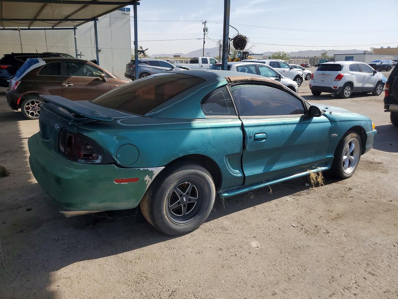 1997 Ford Mustang Gt Green vin: 1FALP42X7VF116185