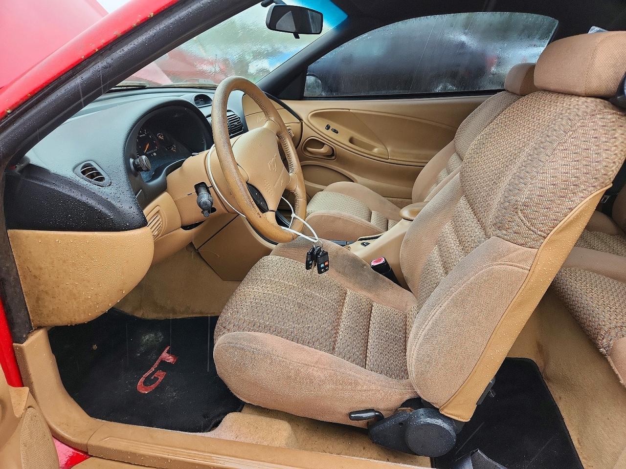 1997 Ford Mustang Gt Red vin: 1FALP42X8VF135702