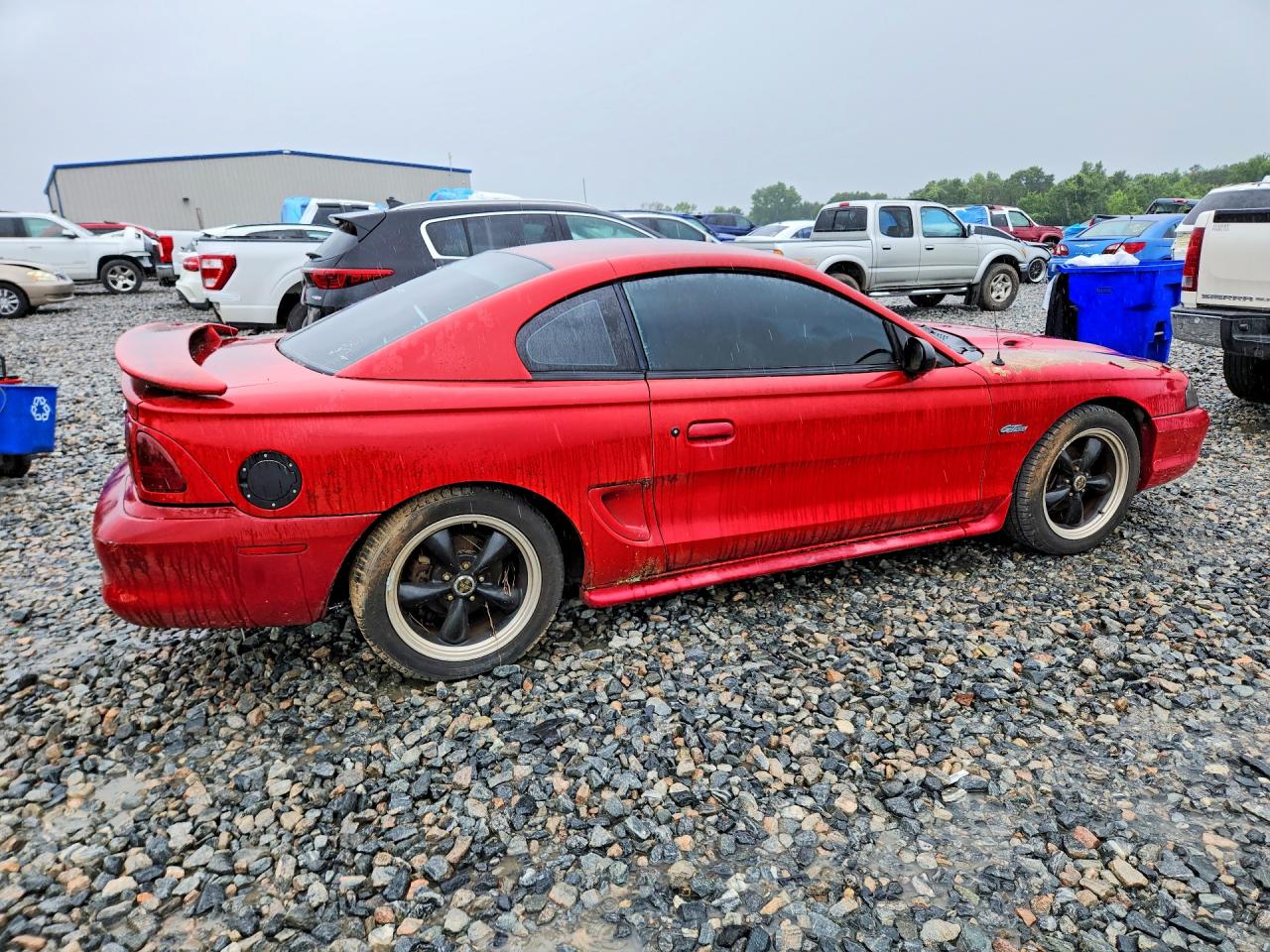 1997 Ford Mustang Gt Red vin: 1FALP42X8VF135702