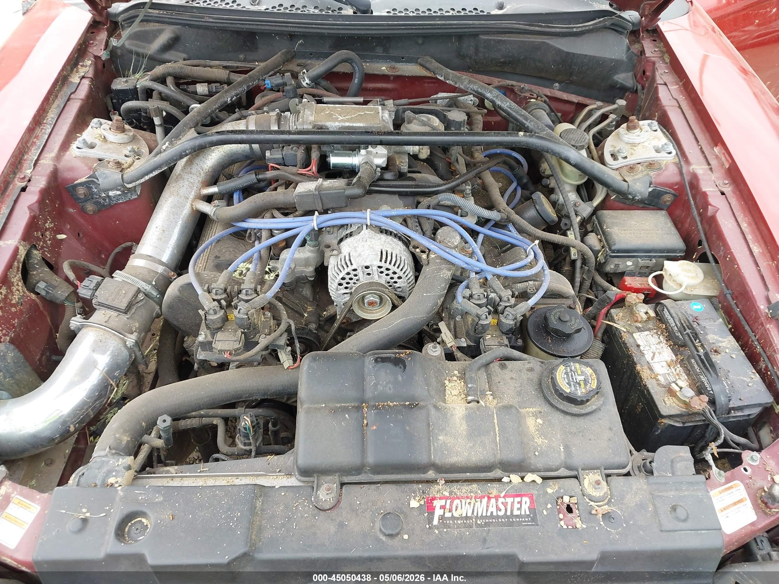 1997 Ford Mustang Gt Red vin: 1FALP42X9VF133909