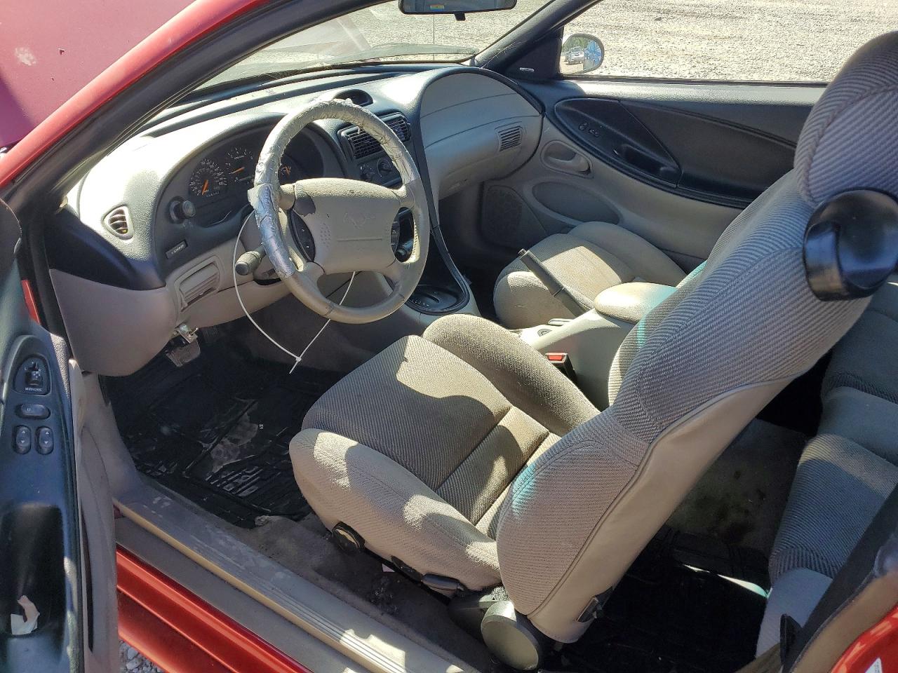 1996 Ford Mustang Gt Red vin: 1FALP42XXTF134354