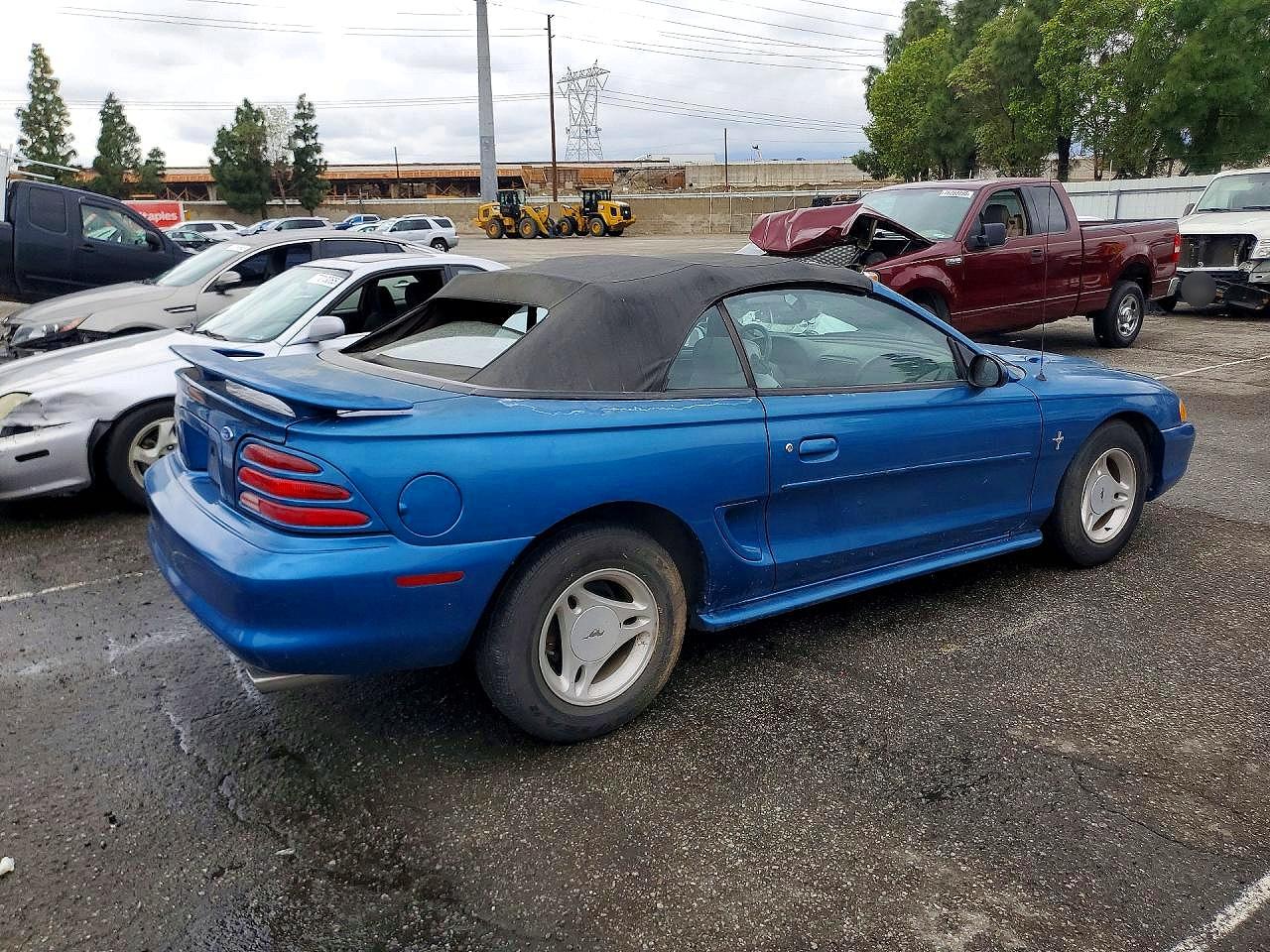 1994 Ford Mustang Blue vin: 1FALP4441RF125375