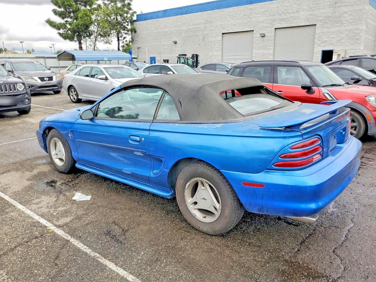 1994 Ford Mustang Blue vin: 1FALP4441RF125375