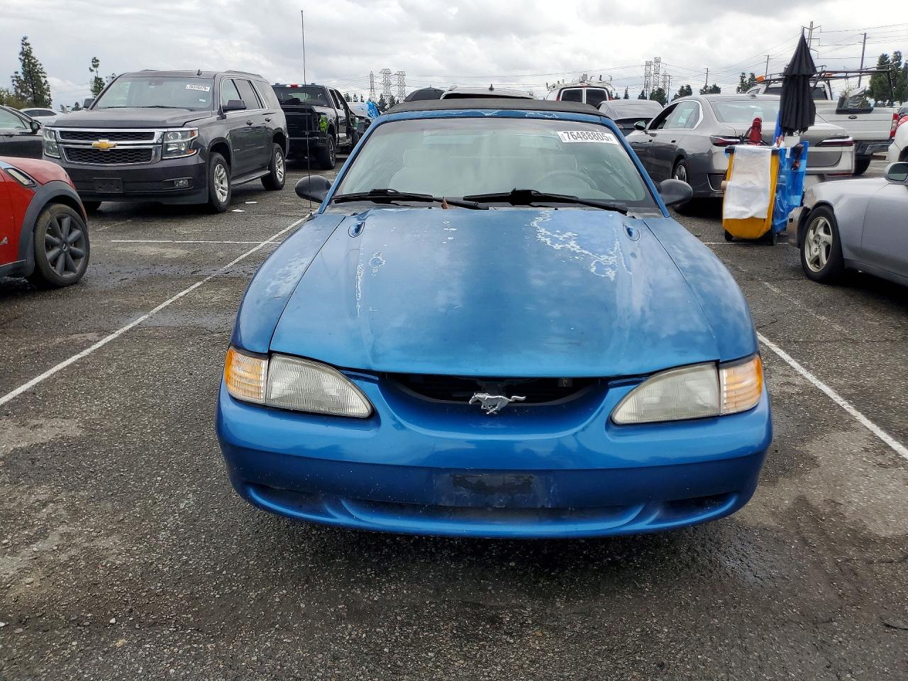 1994 Ford Mustang Blue vin: 1FALP4441RF125375