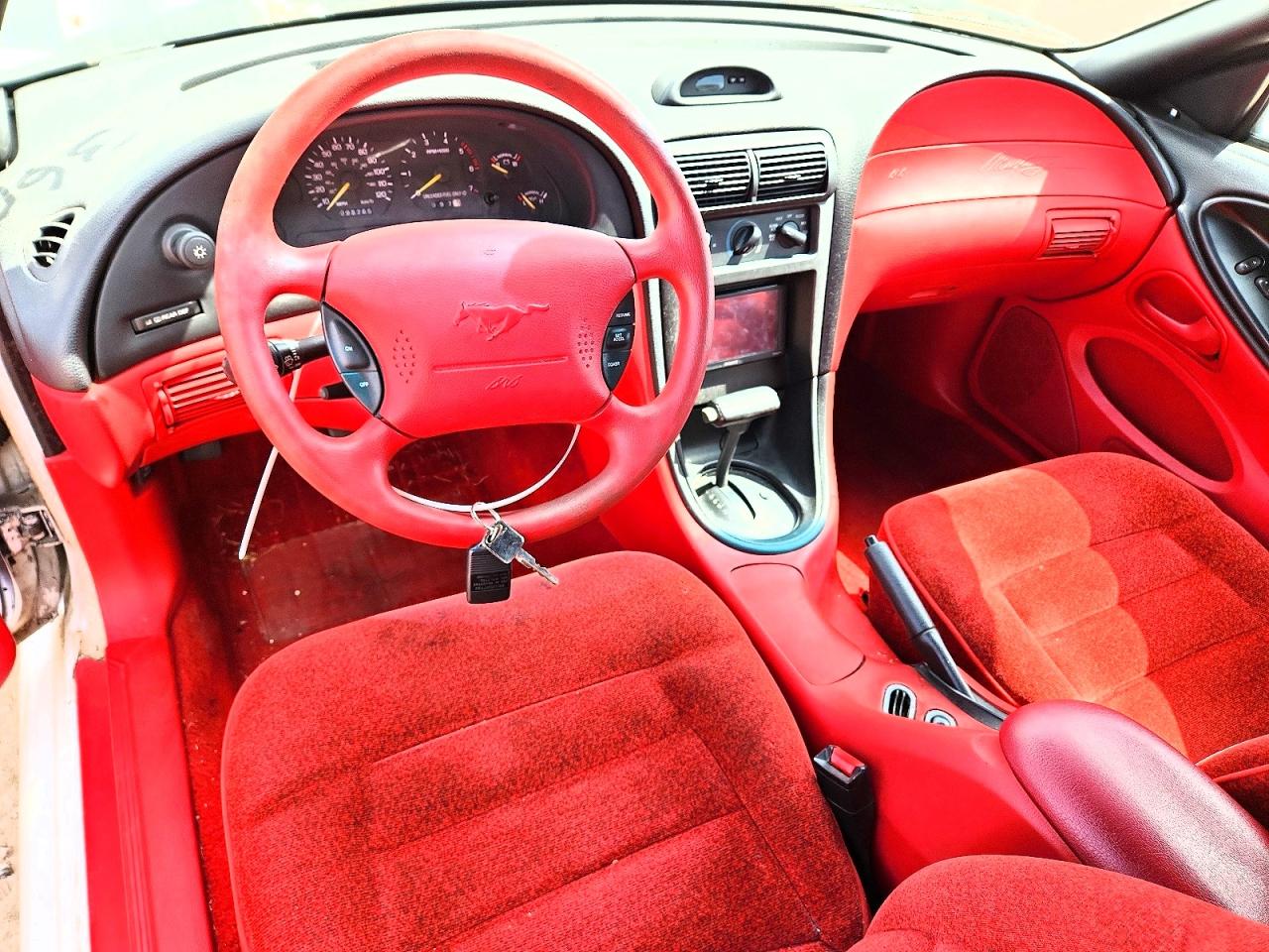 1994 Ford Mustang White vin: 1FALP4443RF133719