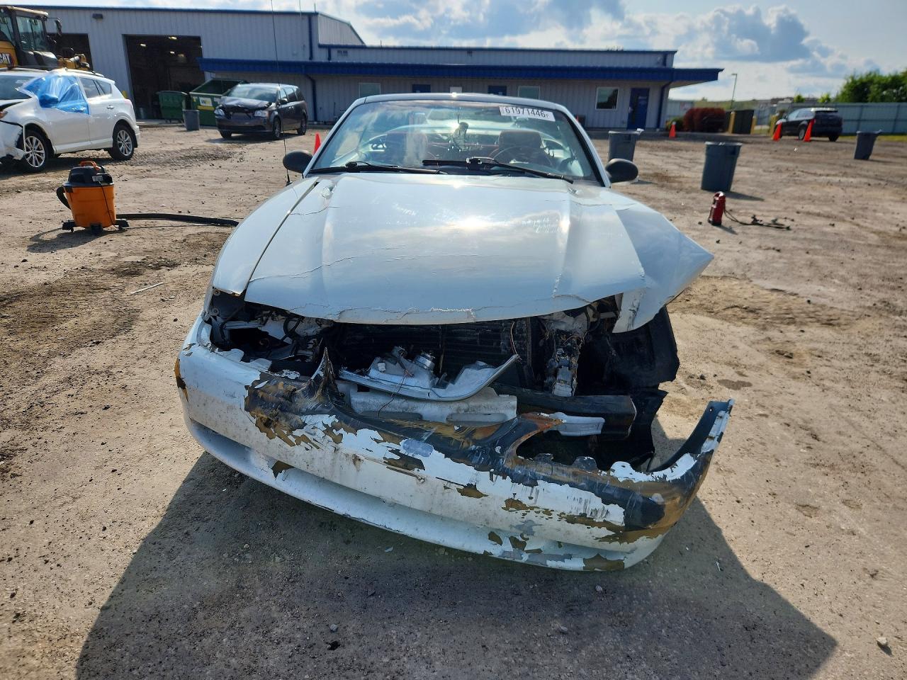 1995 Ford Mustang White vin: 1FALP4443SF192968