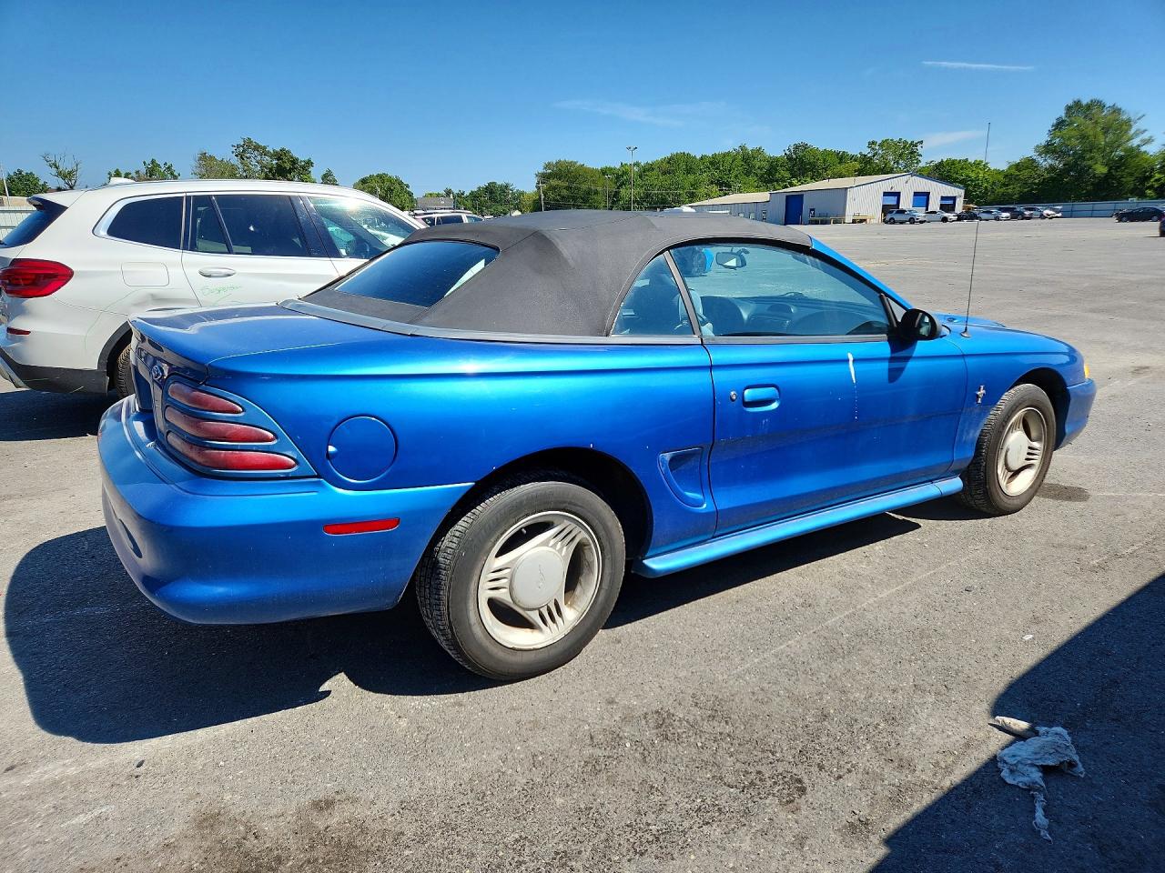 1994 Ford Mustang Blue vin: 1FALP4445RF142650