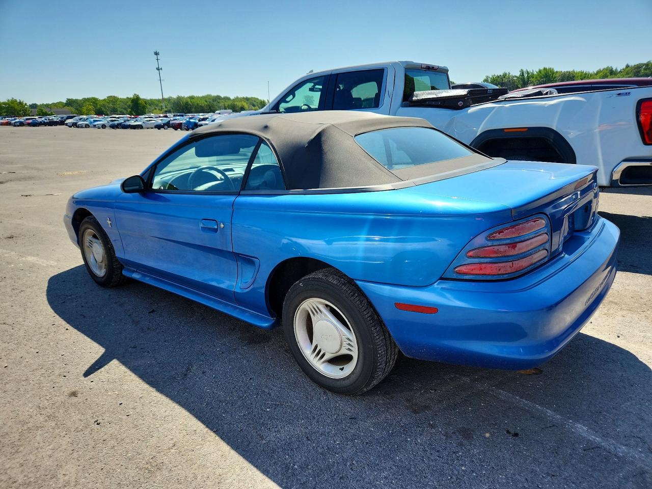 1994 Ford Mustang Blue vin: 1FALP4445RF142650