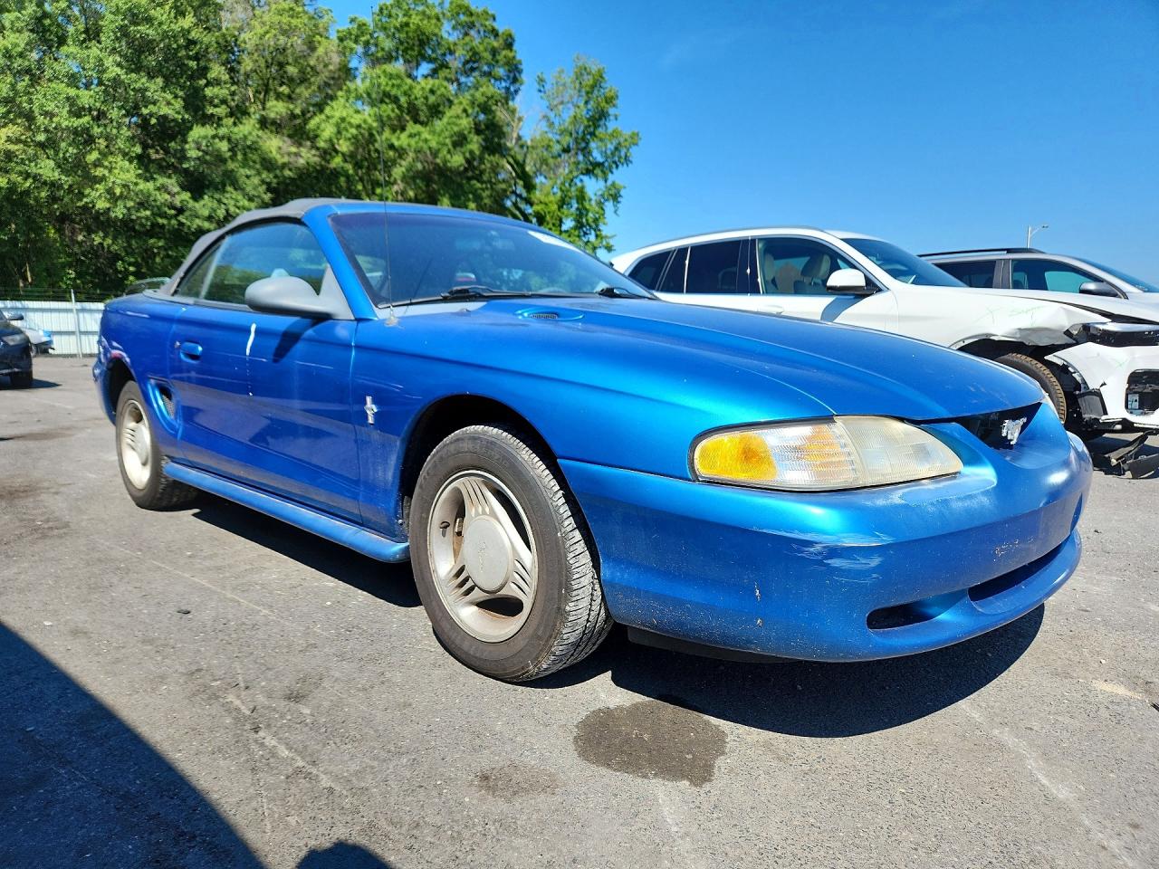 1994 Ford Mustang Blue vin: 1FALP4445RF142650