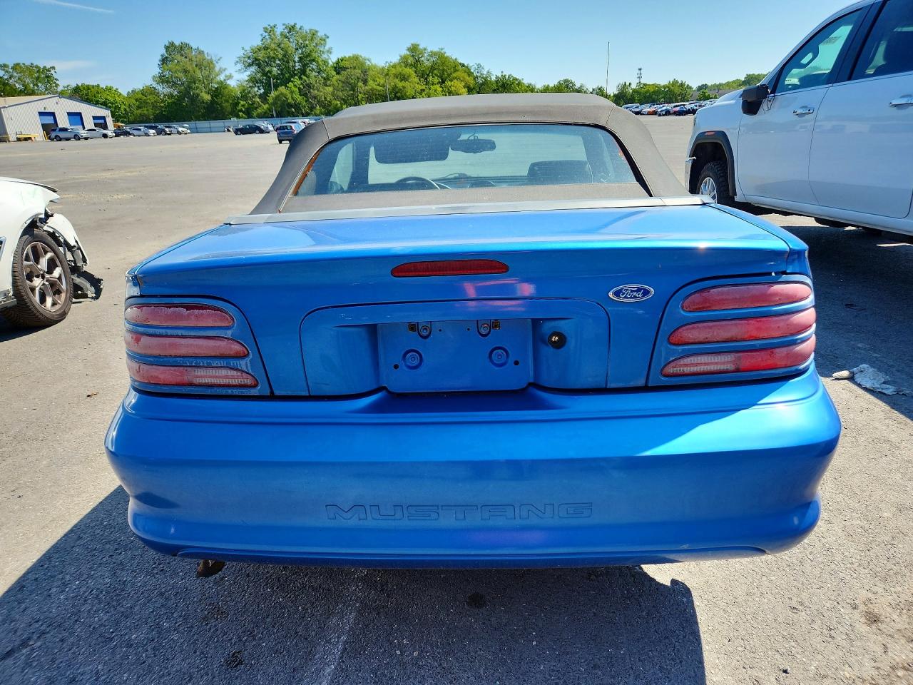 1994 Ford Mustang Blue vin: 1FALP4445RF142650