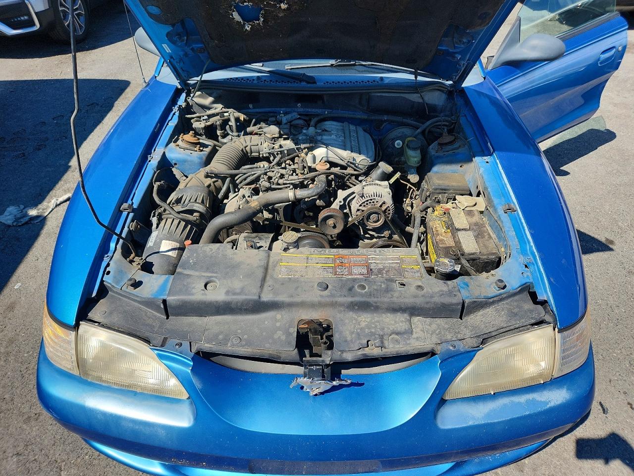 1994 Ford Mustang Blue vin: 1FALP4445RF142650