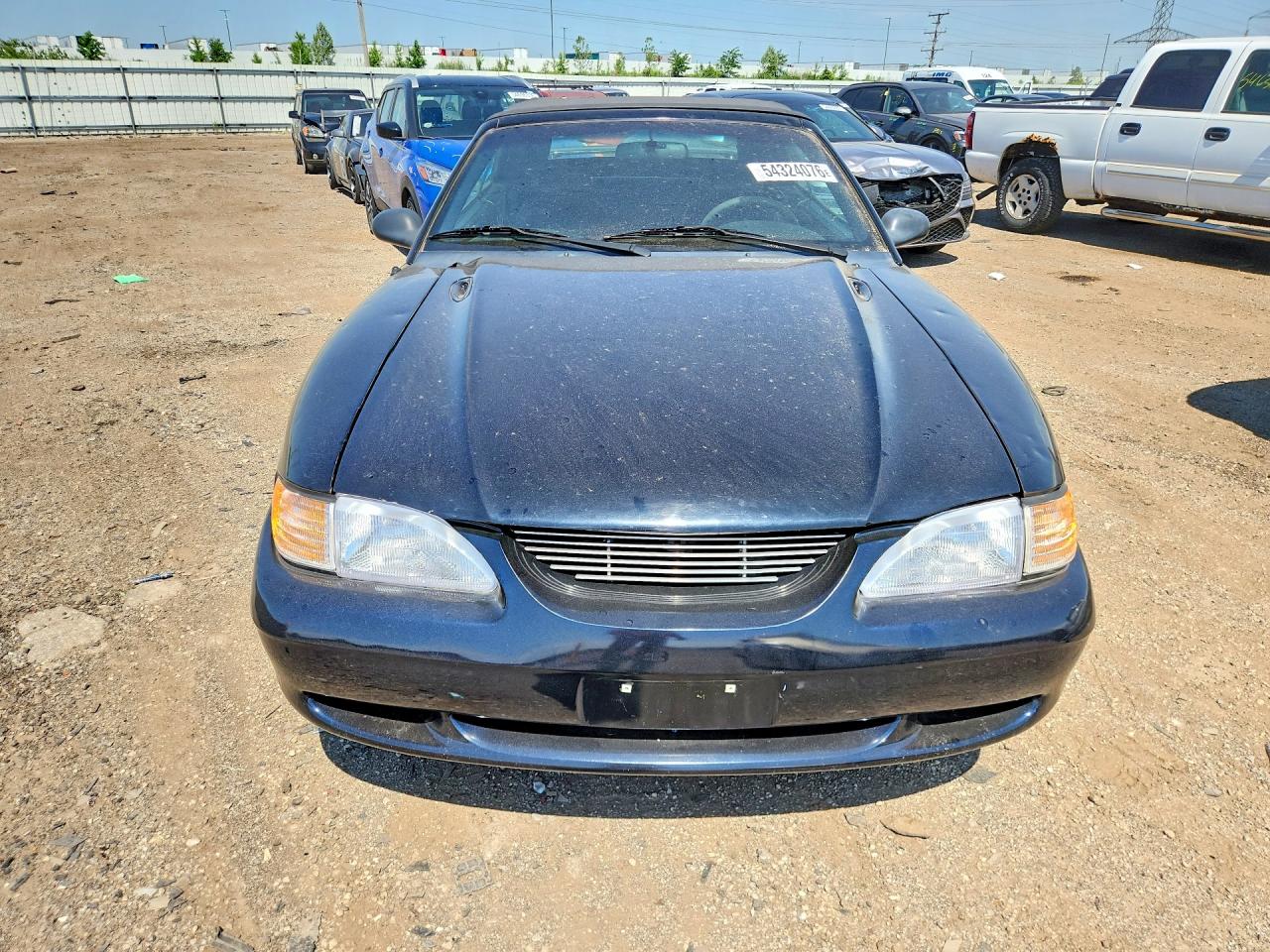1994 Ford Mustang Base Black vin: 1FALP4445RF183263