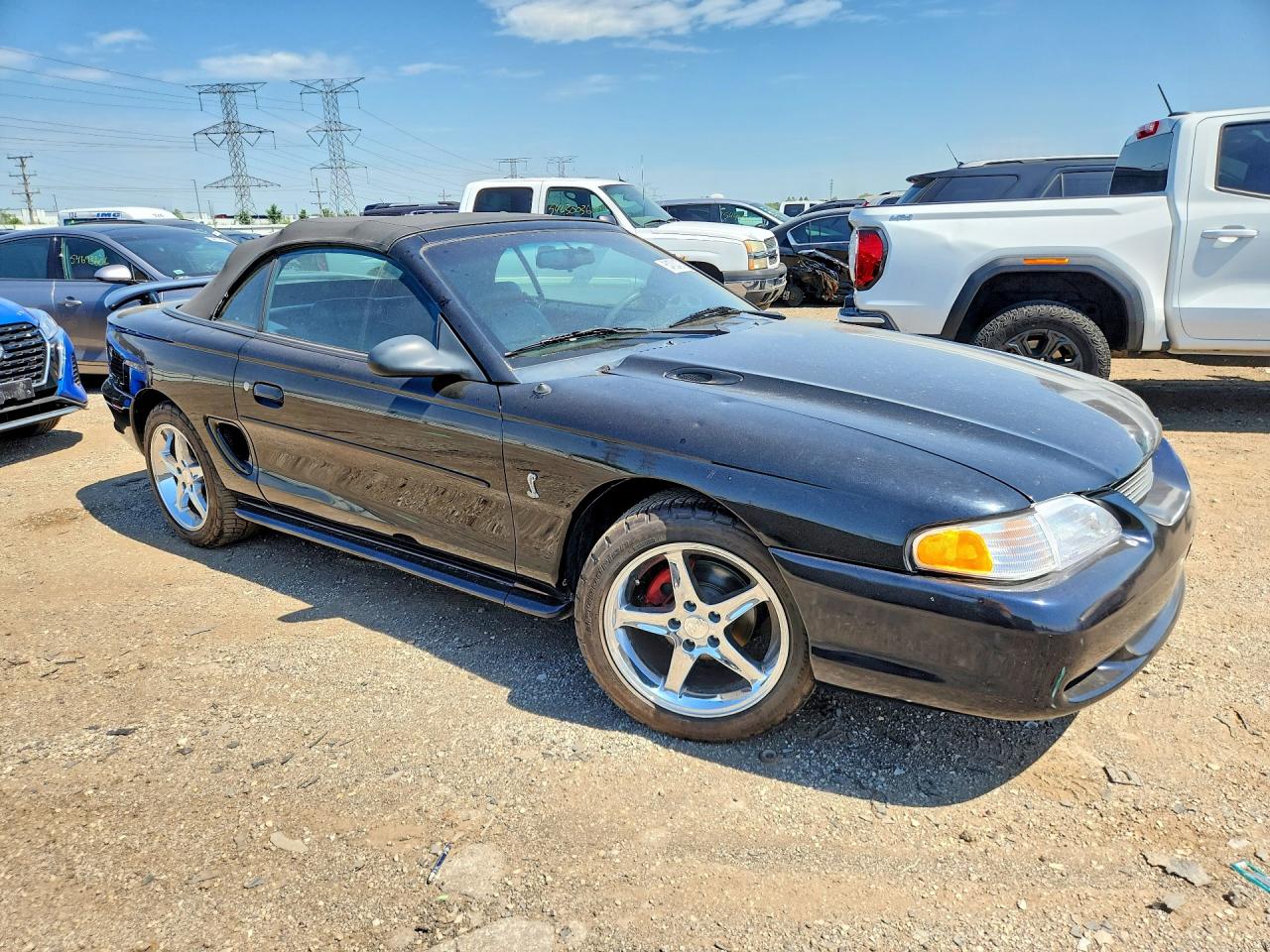 1994 Ford Mustang Base Black vin: 1FALP4445RF183263