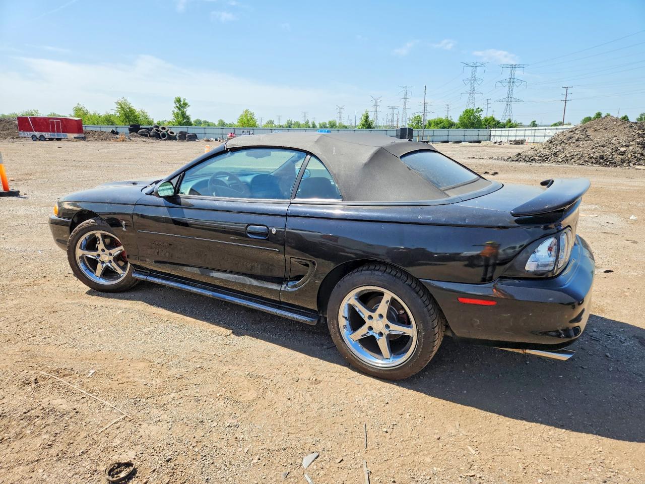 1994 Ford Mustang Base Black vin: 1FALP4445RF183263