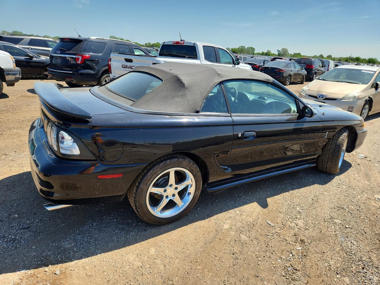 1994 Ford Mustang Base Black vin: 1FALP4445RF183263