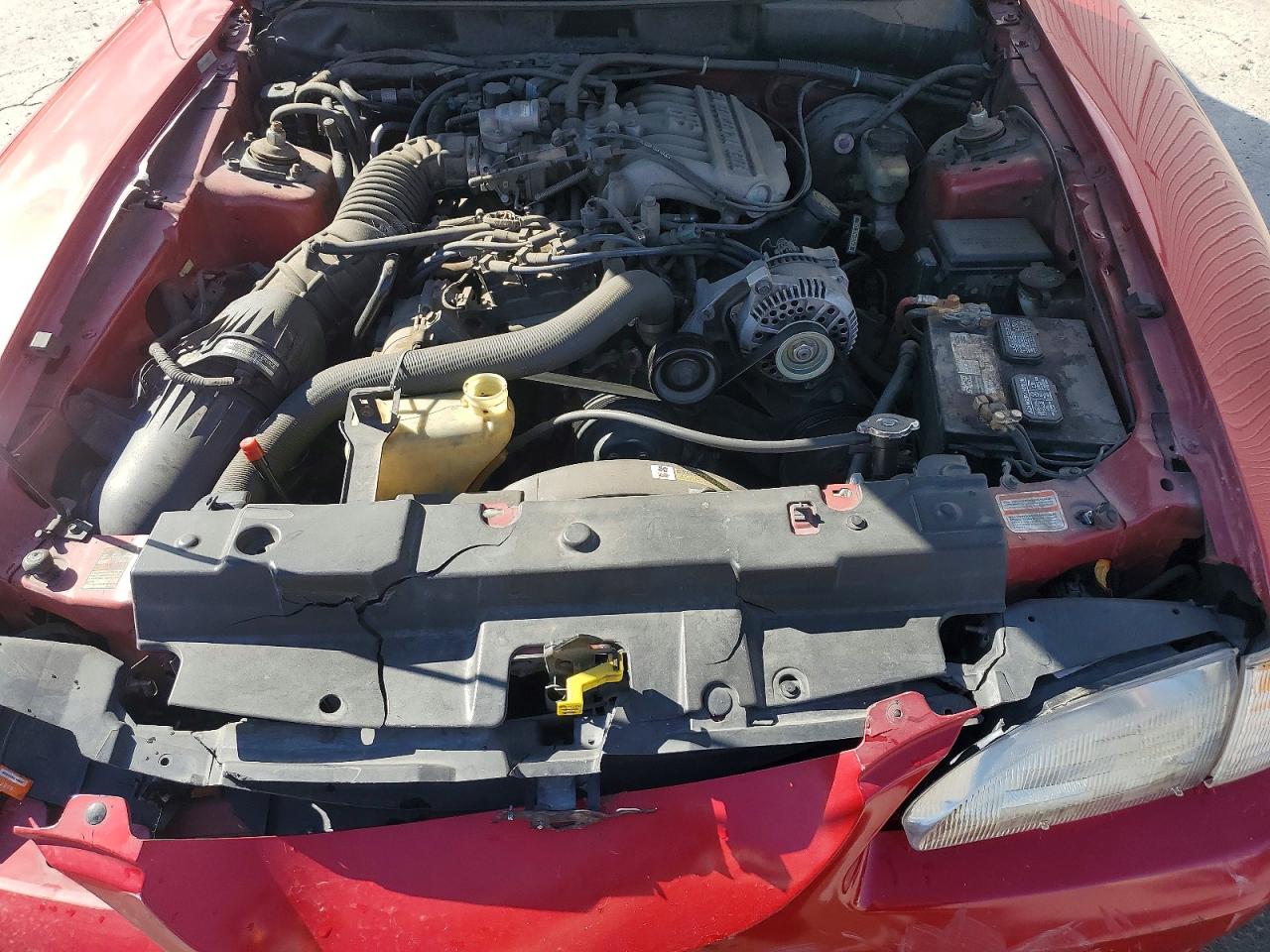 1997 Ford Mustang Бордовый vin: 1FALP4445VF182950