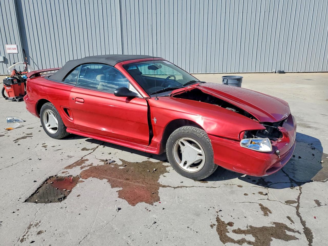 1997 Ford Mustang Бордовый vin: 1FALP4445VF182950