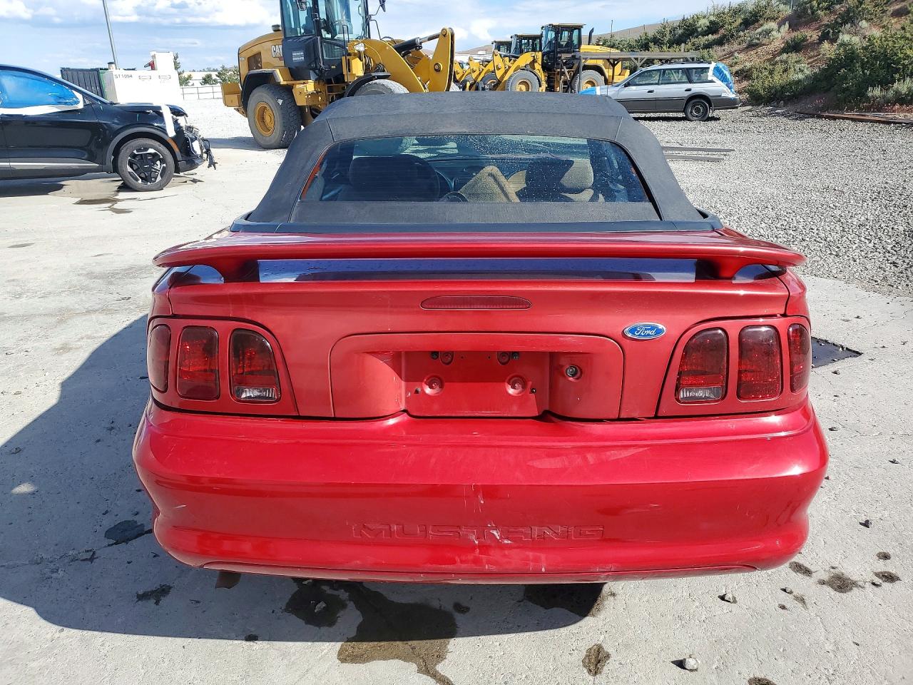1997 Ford Mustang Бордовый vin: 1FALP4445VF182950