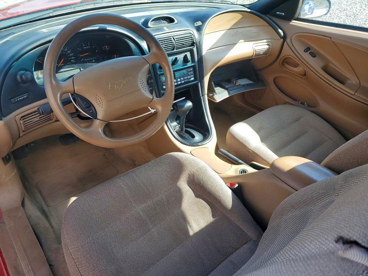 1997 Ford Mustang Бордовый vin: 1FALP4445VF182950