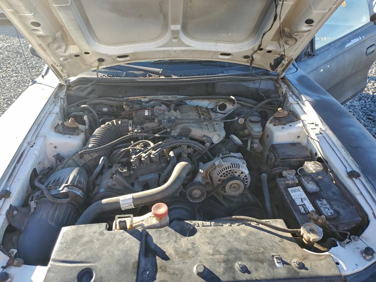 1996 Ford Mustang Black vin: 1FALP4447TF222037
