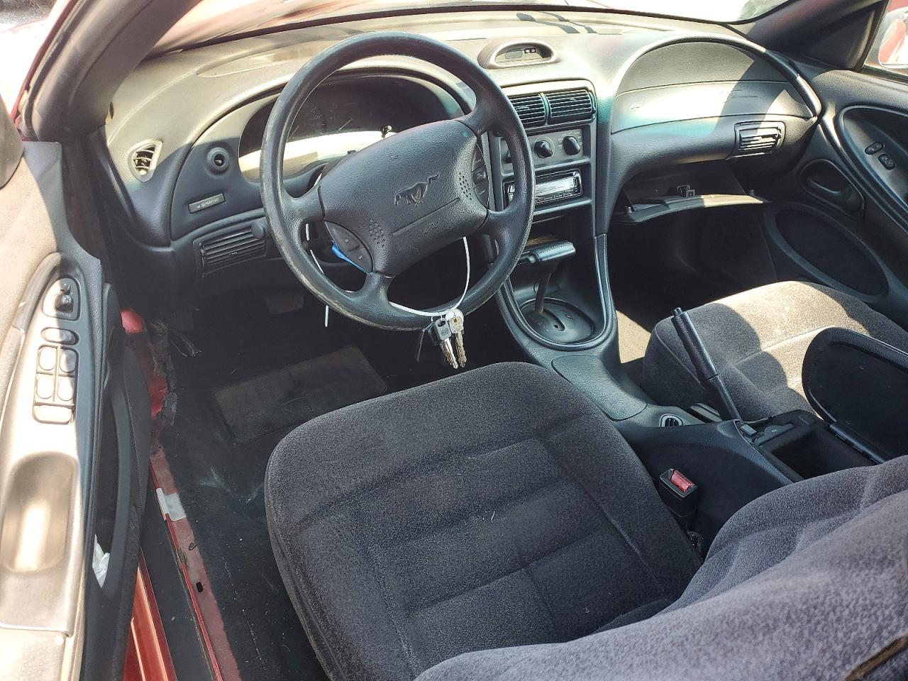 1994 Ford Mustang Red vin: 1FALP4448RF217387