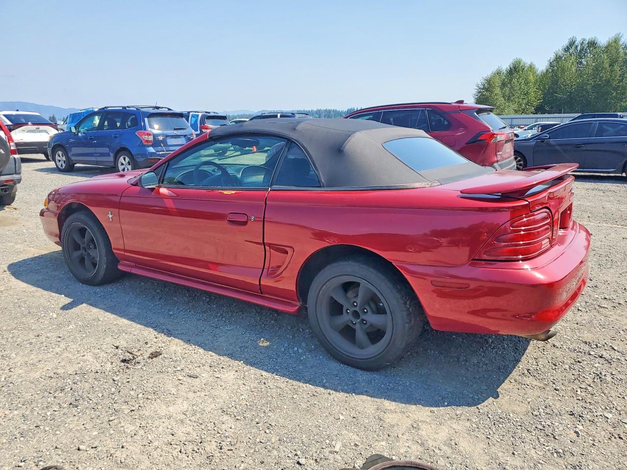 1994 Ford Mustang Red vin: 1FALP4448RF217387