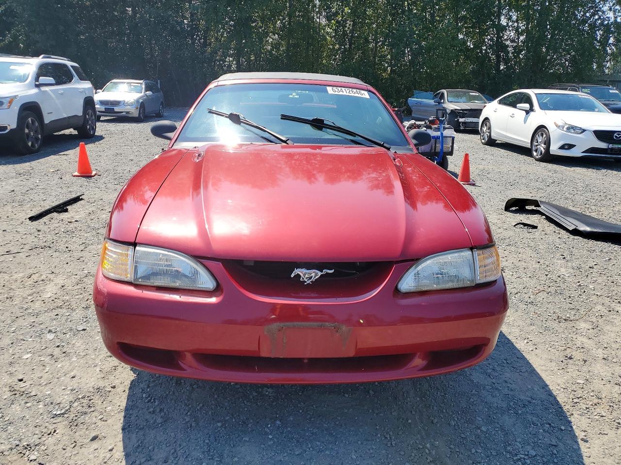 1994 Ford Mustang Red vin: 1FALP4448RF217387