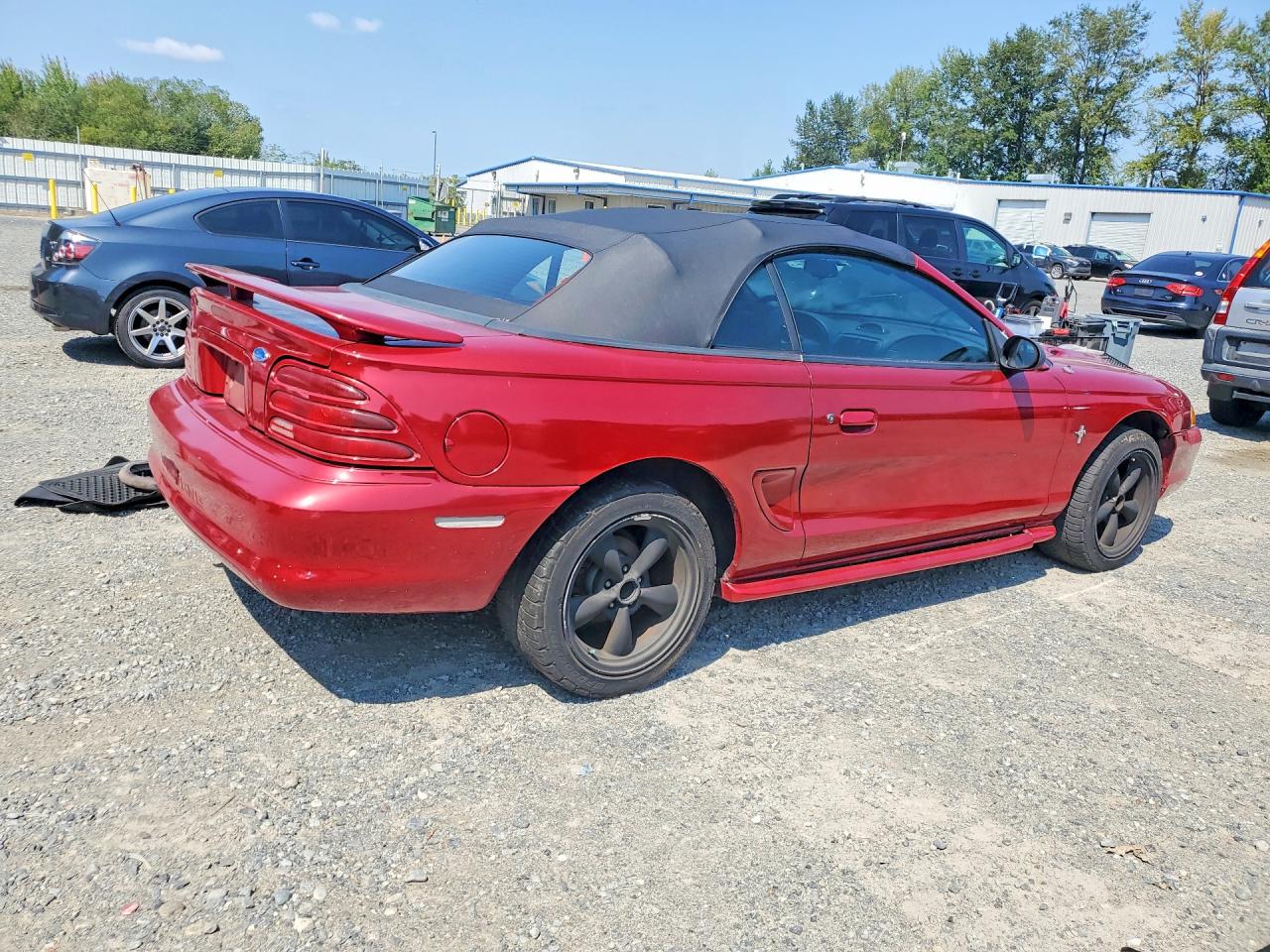 1994 Ford Mustang Red vin: 1FALP4448RF217387