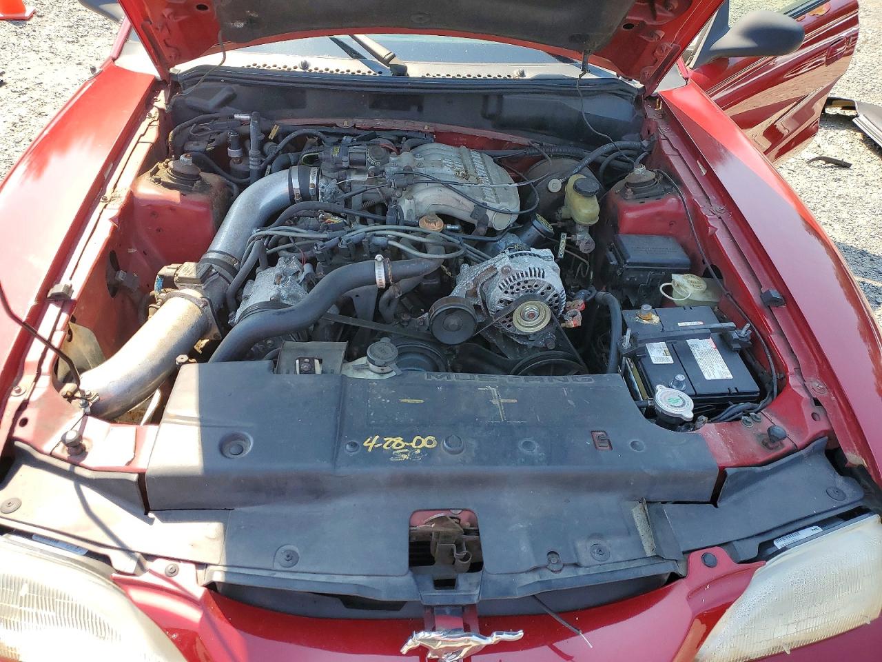 1994 Ford Mustang Red vin: 1FALP4448RF217387