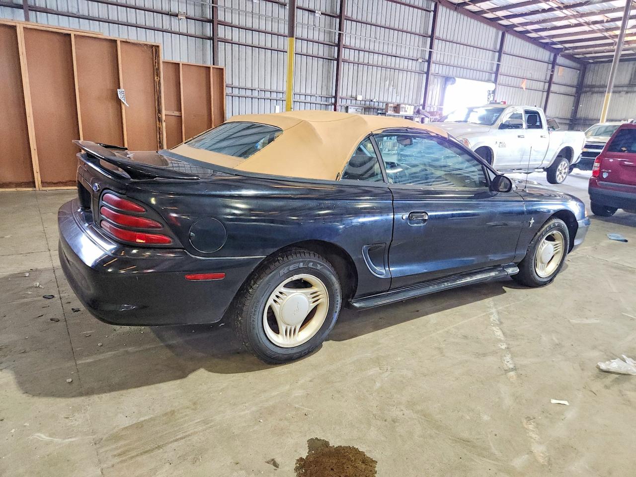 1995 Ford Mustang Black vin: 1FALP4448SF138405