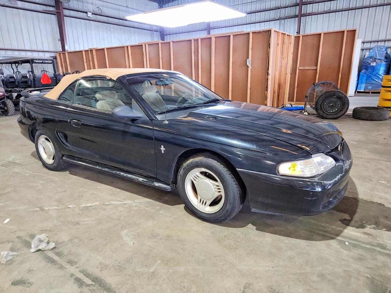 1995 Ford Mustang Black vin: 1FALP4448SF138405