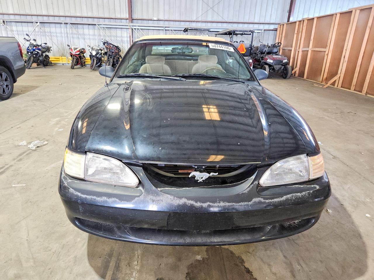 1995 Ford Mustang Black vin: 1FALP4448SF138405