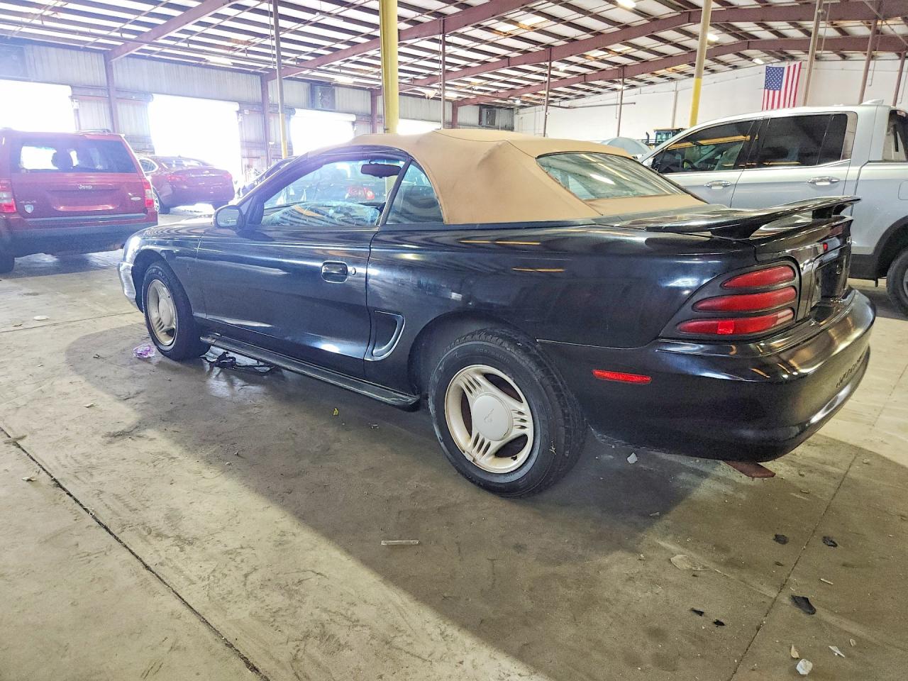 1995 Ford Mustang Black vin: 1FALP4448SF138405