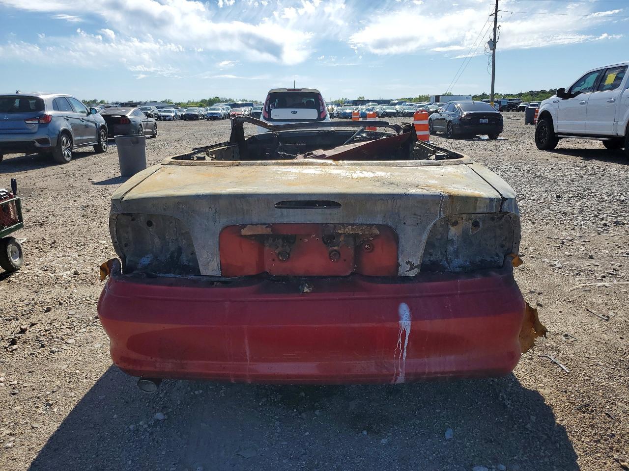 1994 Ford Mustang Red vin: 1FALP4449RF209542