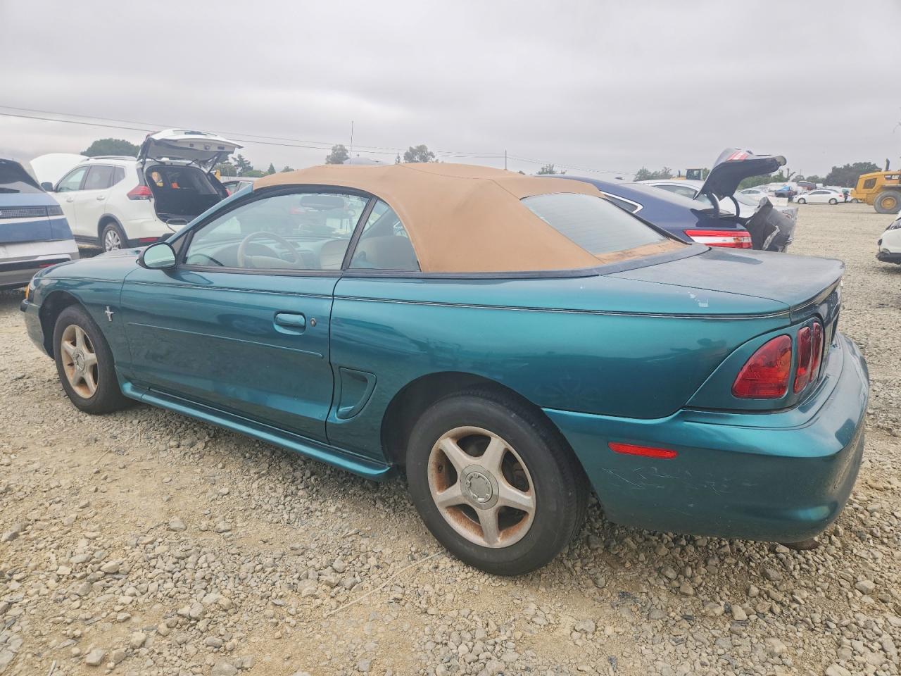 1996 Ford Mustang Бирюзовый vin: 1FALP444XTF200873