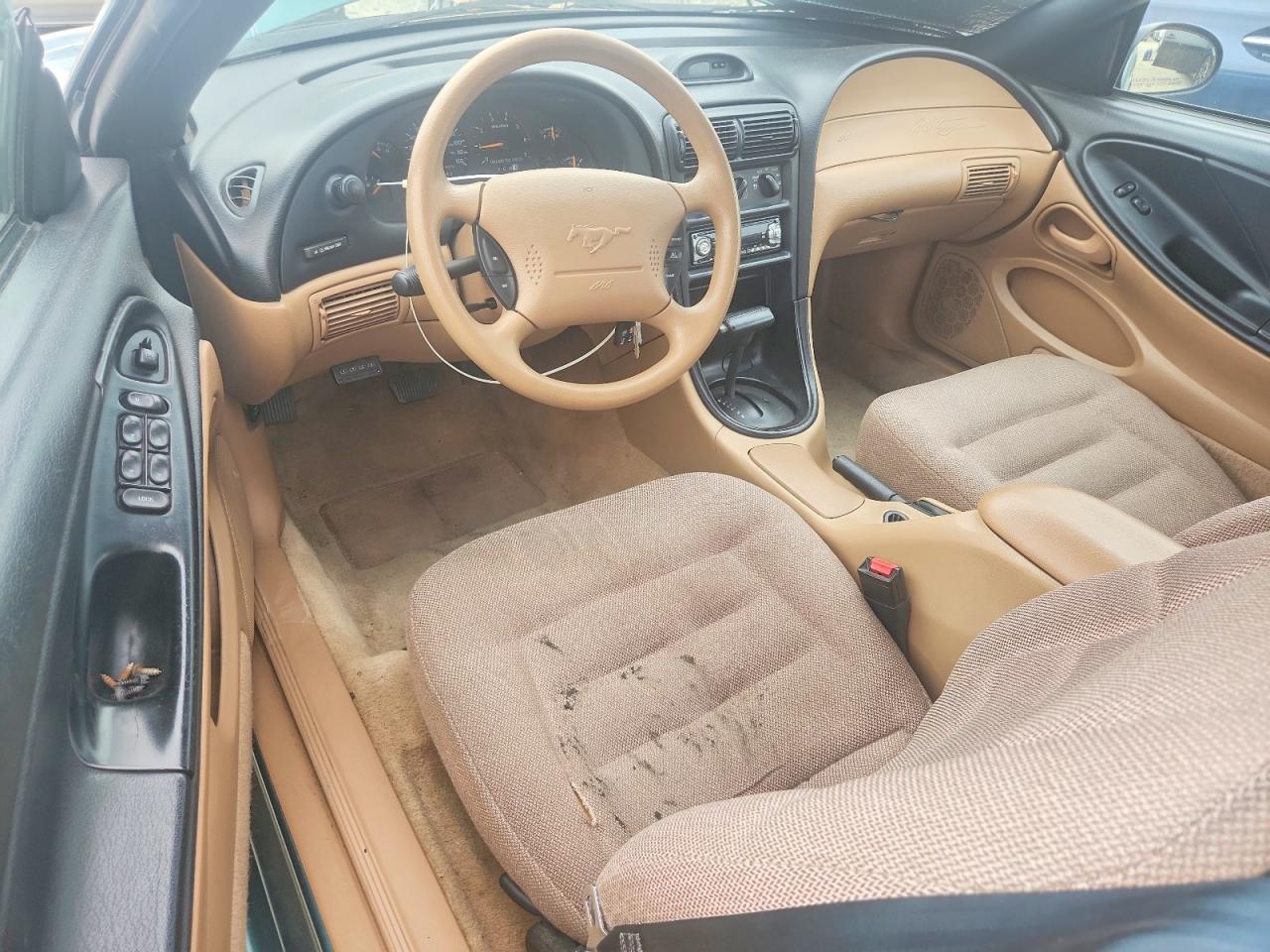 1996 Ford Mustang Бирюзовый vin: 1FALP444XTF200873